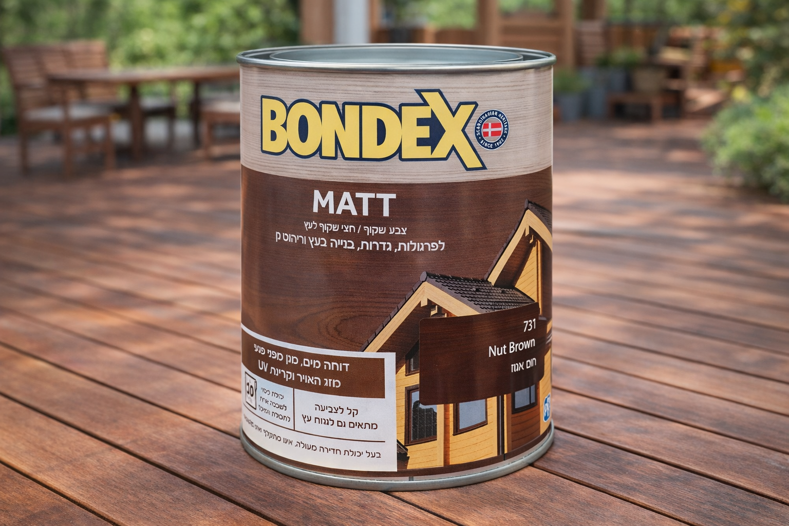 צבע דק לעץ בונדקס